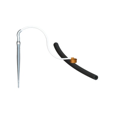 Rivulis. Tilguti 2.2l/h + valge voolik 85cm + tikk