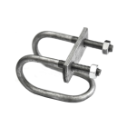 Metallist klamber 2"x1" ühendamiseks